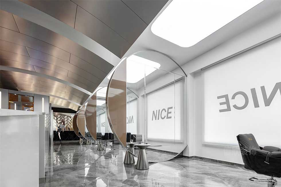 廣東深圳大型美容美發(fā)店大廳裝修設(shè)計 廣東深圳大型美容美發(fā)店大廳裝修設(shè)計