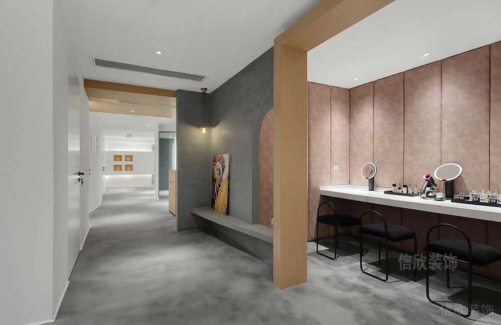 現代風格的皮膚管理中心過道裝修設計 現代風格的皮膚管理中心過道裝修設計