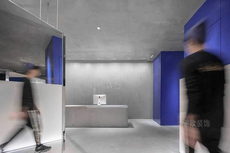 簡約的小理發店收銀臺裝修設計 簡約的小理發店收銀臺裝修設計