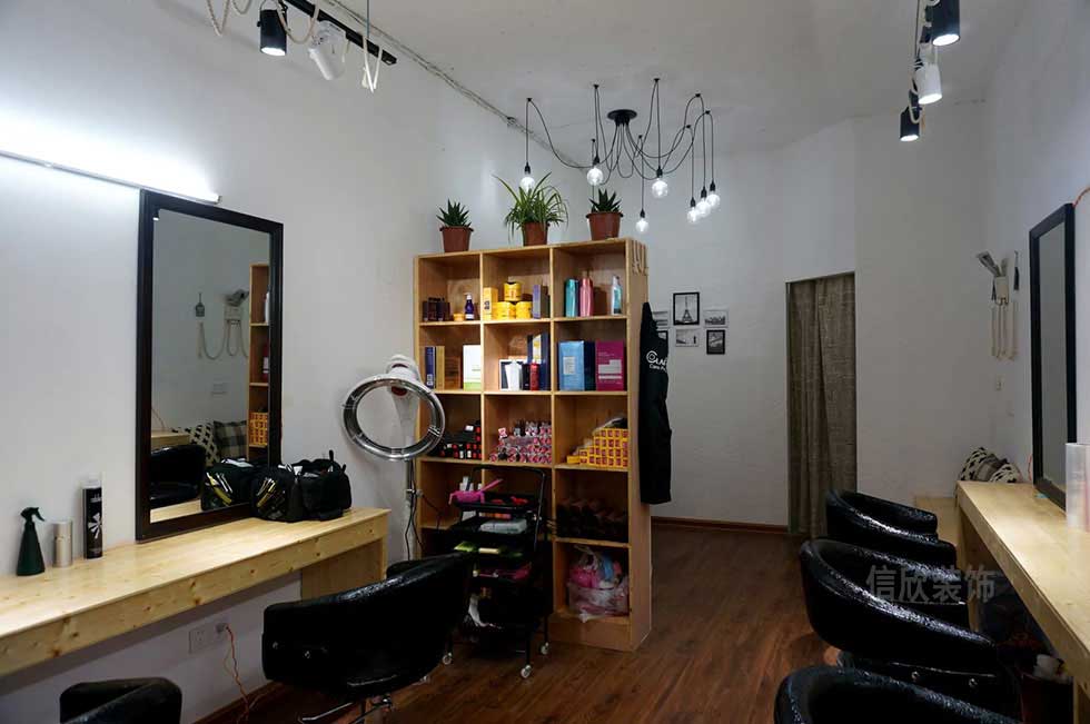 深圳龍華美發(fā)店頂面裝修設(shè)計