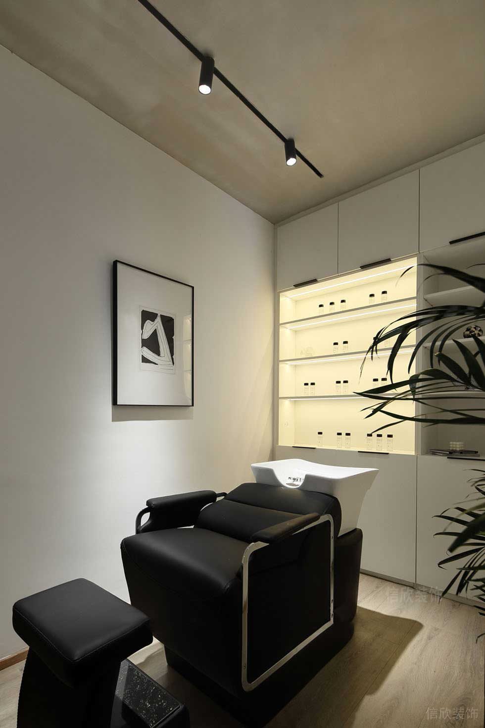 深圳福田美容美發(fā)SPA館二層洗發(fā)間裝修設計 深圳福田美容美發(fā)SPA館二層洗發(fā)間裝修設計