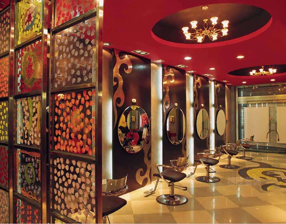 深圳豪華美容美發店大廳 深圳豪華美容美發店大廳
