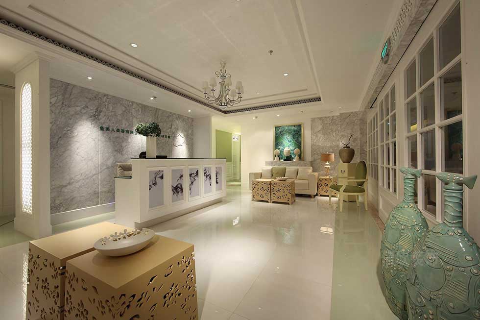 深圳自然田園風美容院大廳 深圳自然田園風美容院大廳