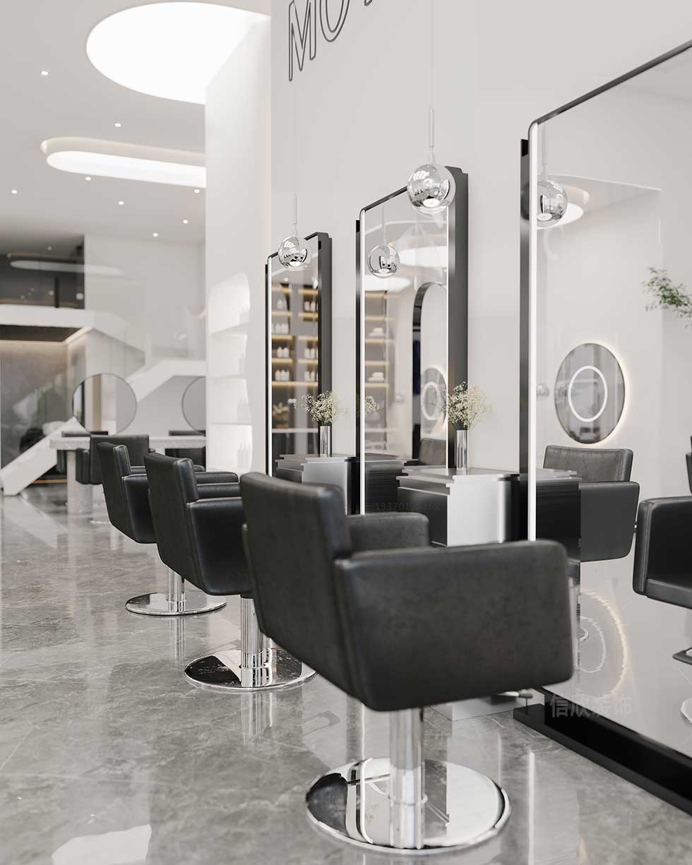 深圳南山美發店美發沙龍大廳裝修設計 深圳南山美發店美發沙龍大廳裝修設計