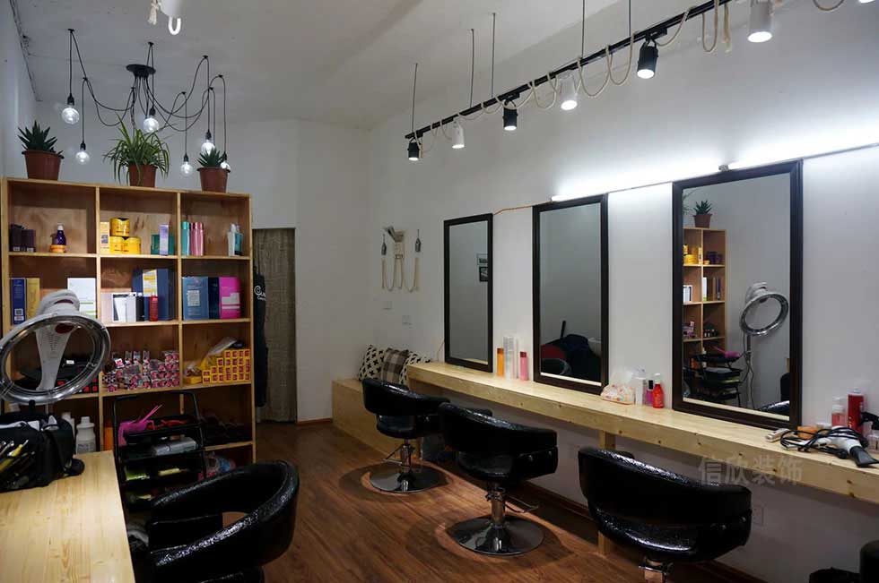 深圳龍華美發(fā)店美發(fā)區(qū)裝修設(shè)計