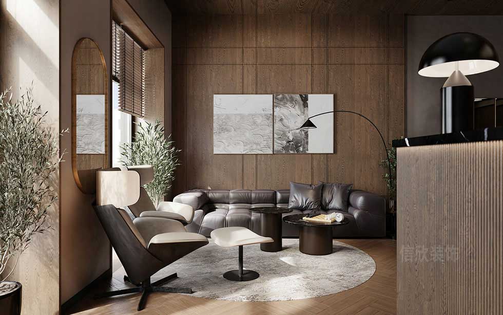 100平方復(fù)古風(fēng)美發(fā)店大廳裝修設(shè)計(jì) 100平方復(fù)古風(fēng)美發(fā)店大廳裝修設(shè)計(jì)