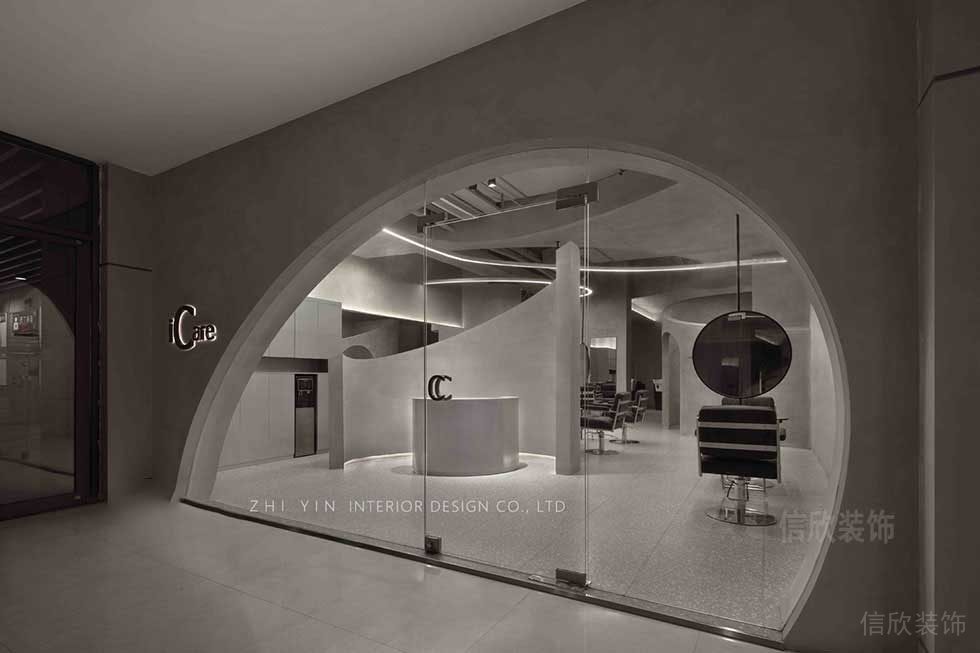 iCare美發沙龍外立面裝修設計 iCare美發沙龍外立面裝修設計