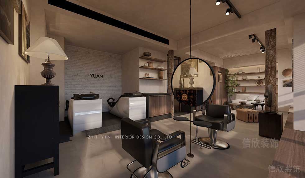 YUAN美發會所大廳裝修設計 YUAN美發會所大廳裝修設計