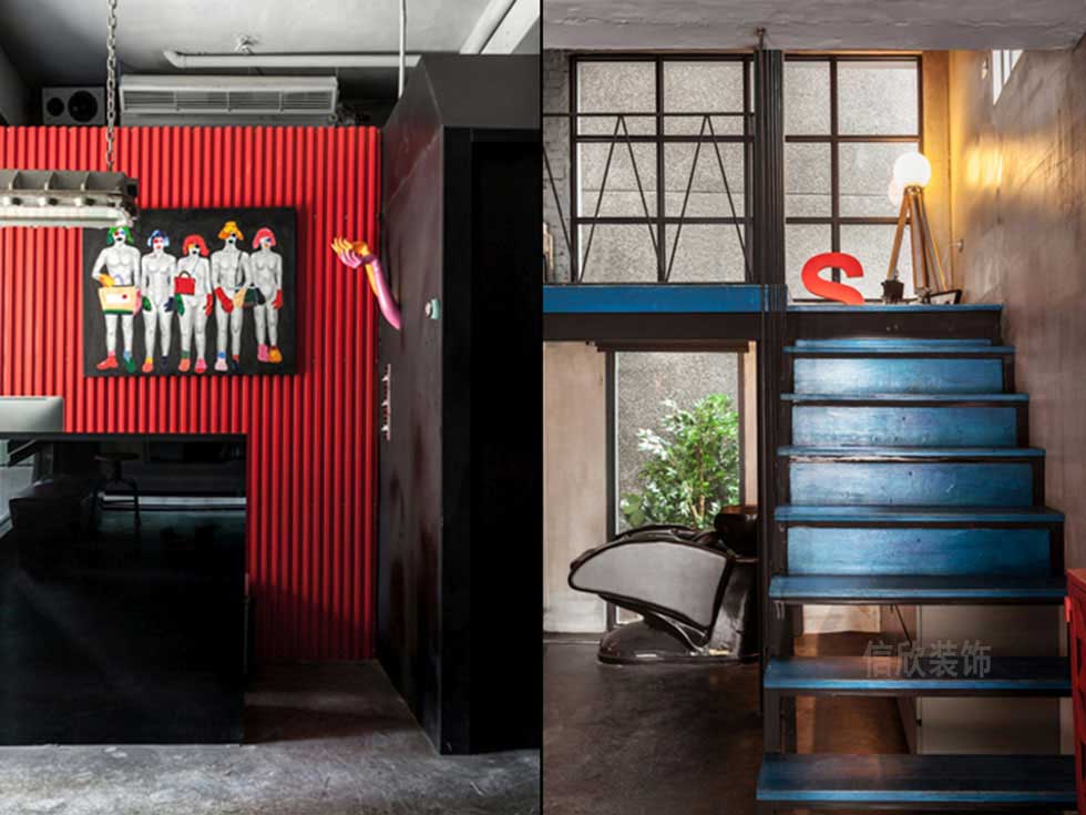 深圳工業風美發沙龍前臺 深圳工業風美發沙龍前臺