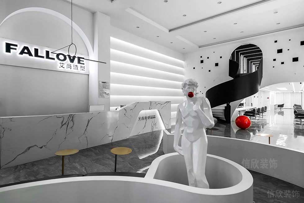 深圳羅湖美發(fā)設計工作室沙龍前臺裝修工程 深圳羅湖美發(fā)設計工作室沙龍前臺裝修工程