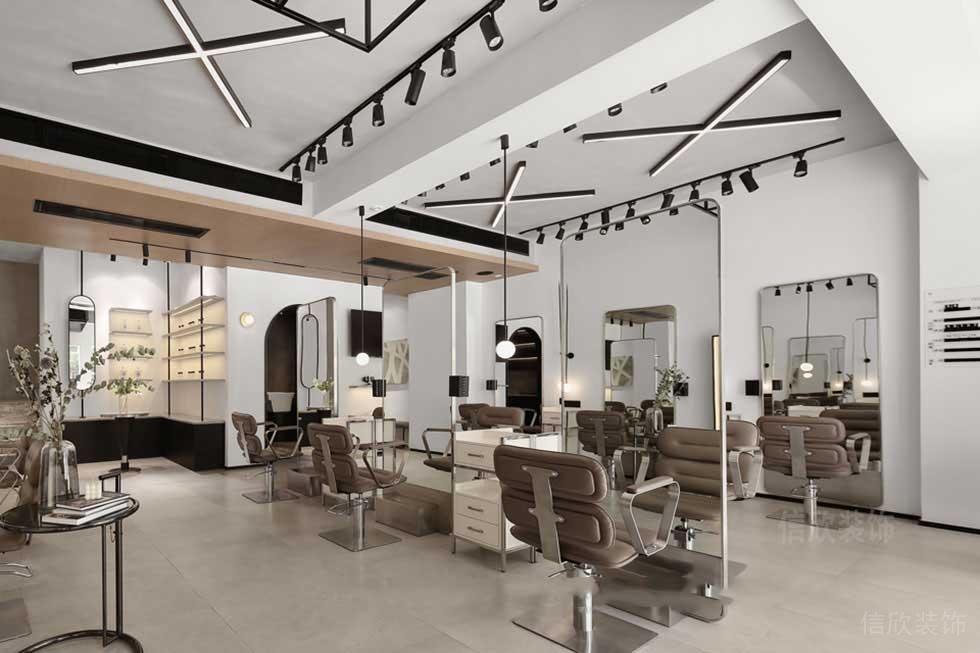 深圳福田美容美發(fā)SPA館一樓大廳裝修設計 深圳福田美容美發(fā)SPA館一樓大廳裝修設計