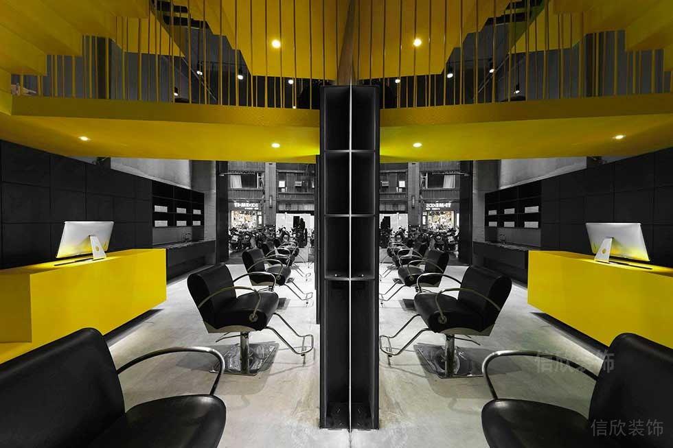 深圳鹽田工業風美發店美發區裝修設計 深圳鹽田工業風美發店美發區裝修設計