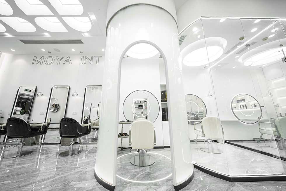 深圳南山美發店美發沙龍燙染區裝修設計 深圳南山美發店美發沙龍燙染區裝修設計