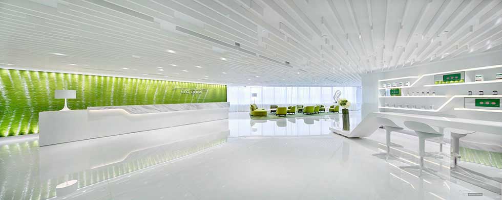 深圳醫學美容中心前臺裝修設計 深圳醫學美容中心前臺裝修設計