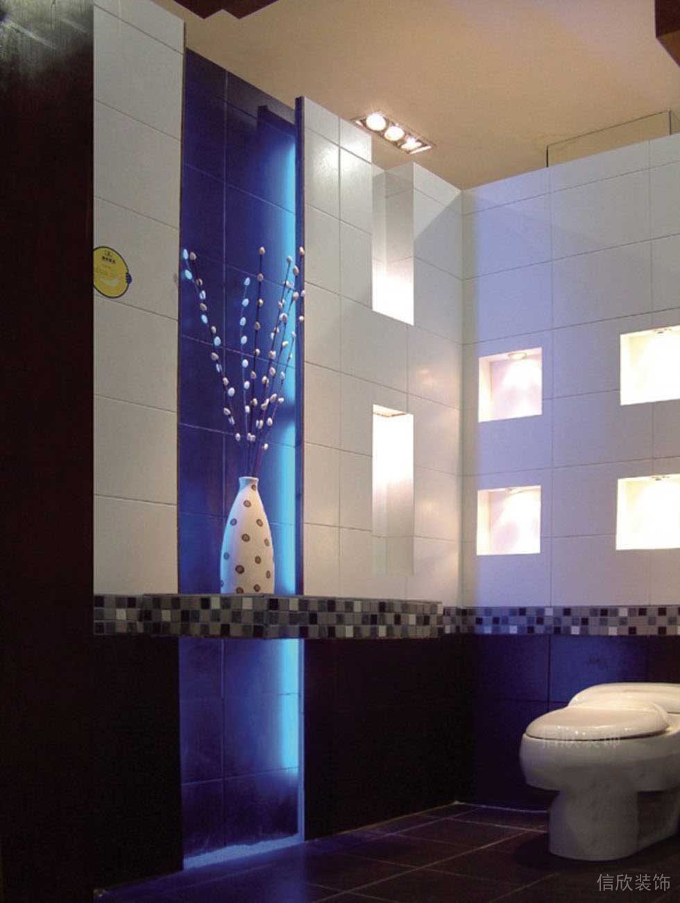 衛(wèi)生間瓷磚環(huán)形普通鏤空燈飾設計效果圖瓷磚