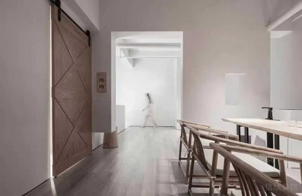 極簡風(fēng)格辦公空間茶室裝修圖