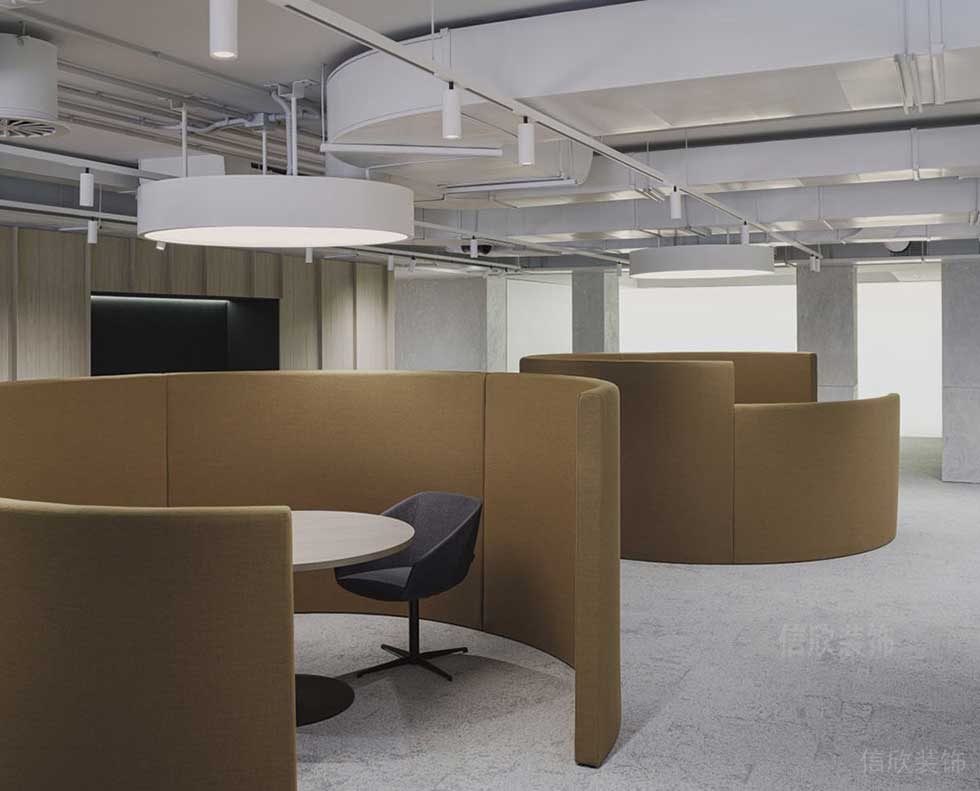 簡約風(fēng)格辦公室特色洽談廳設(shè)計圖