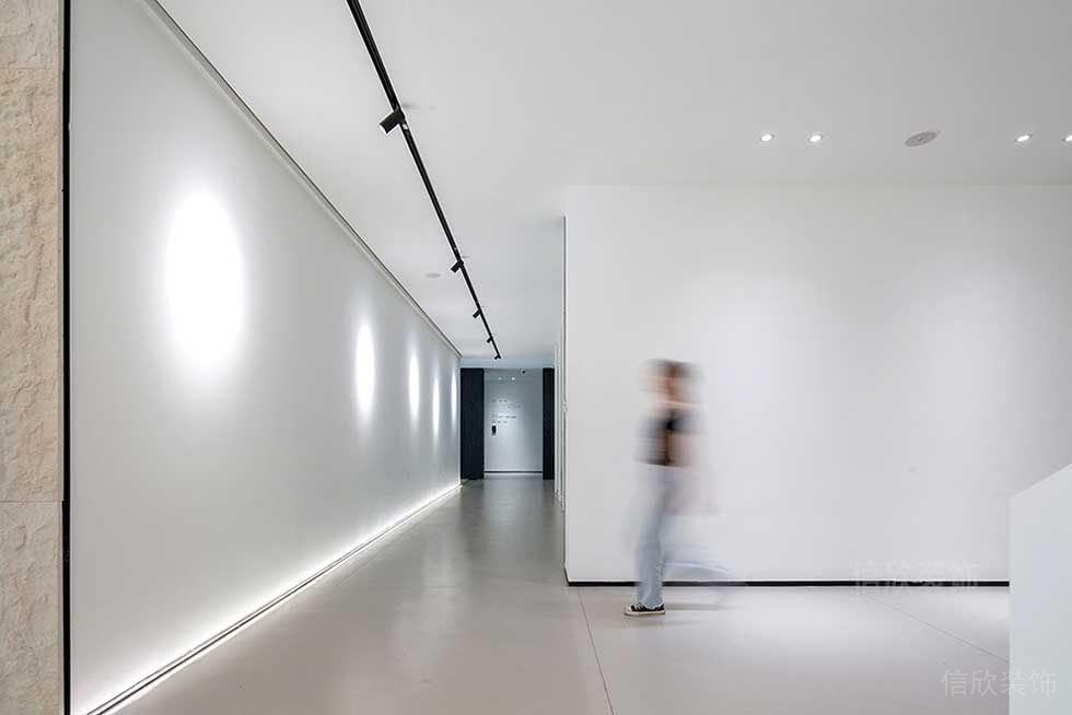 簡約風(fēng)格辦公室走廊空間設(shè)計(jì)圖