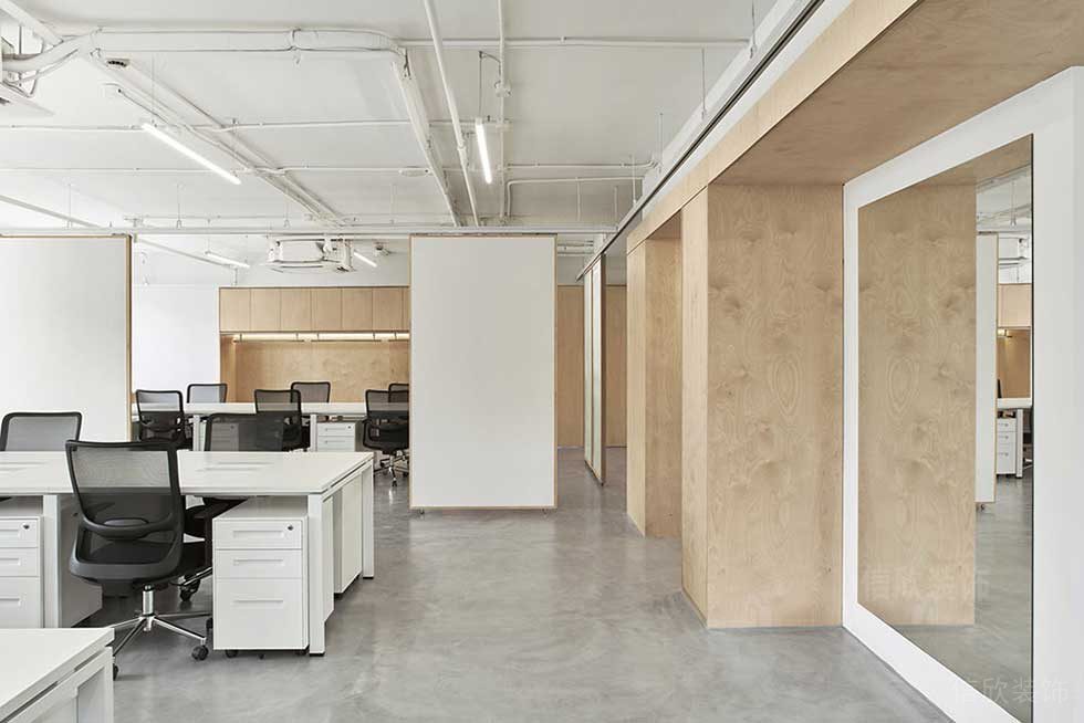 簡約風(fēng)格辦公室裝修圖