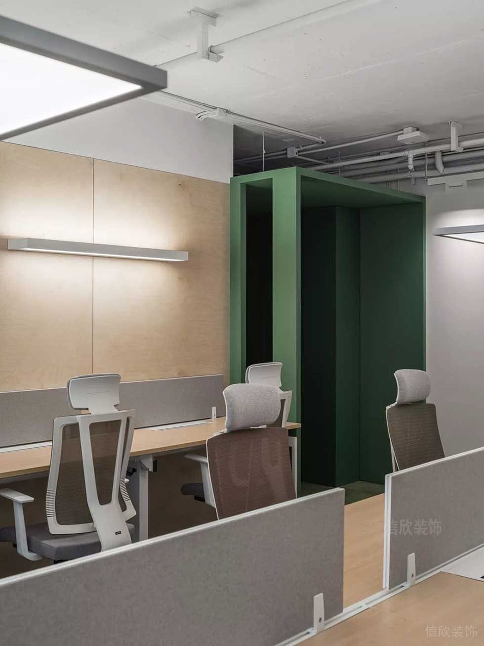 簡約風(fēng)格企業(yè)公司辦公區(qū)裝修圖