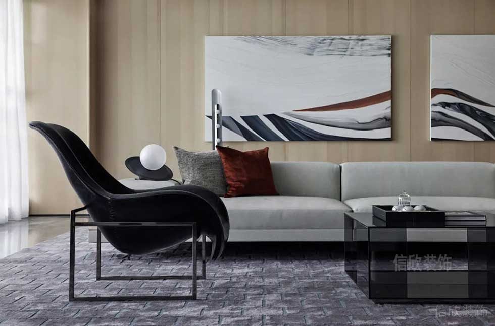 簡約風(fēng)格商務(wù)辦公空間貴賓接待室效果圖