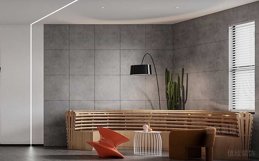 簡約風格公司等候區裝修圖