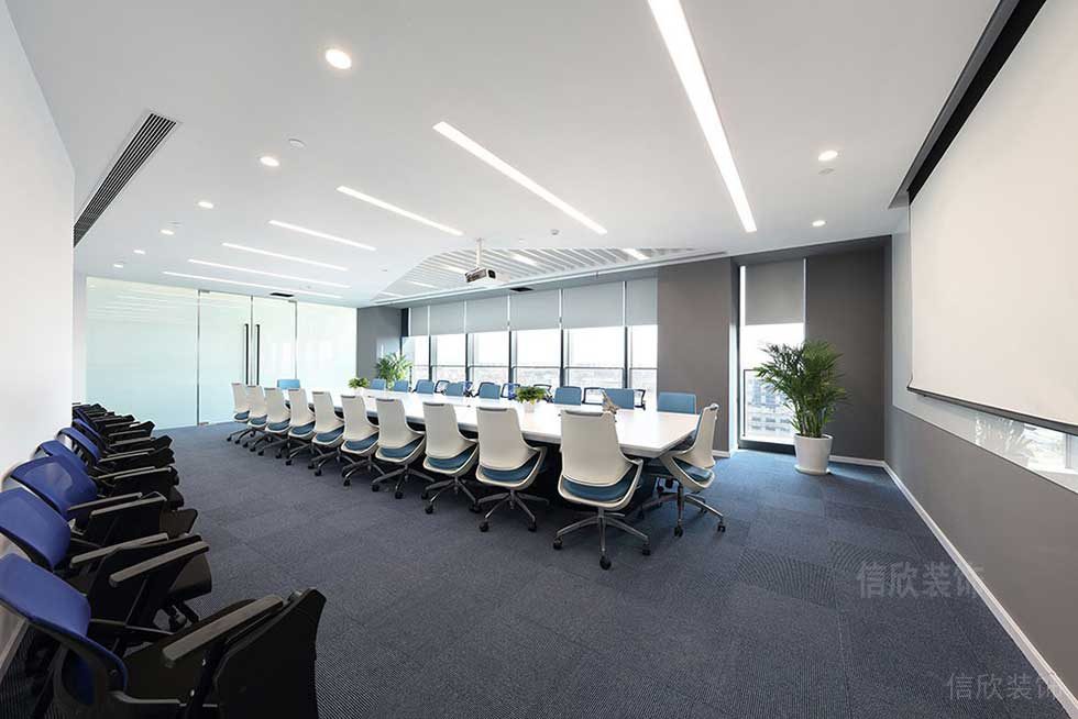 簡約風格公司空間會議室裝修圖