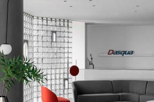 現(xiàn)代簡(jiǎn)約風(fēng)格企業(yè)辦公室接待區(qū)效果圖