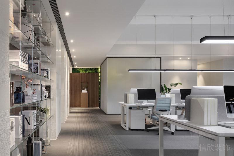 羅湖辦公室設計辦公區(qū)效果圖