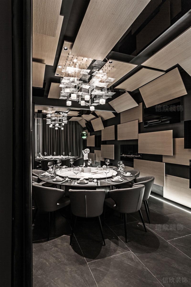 鹽田餐廳裝修設(shè)計(jì)效果圖包間