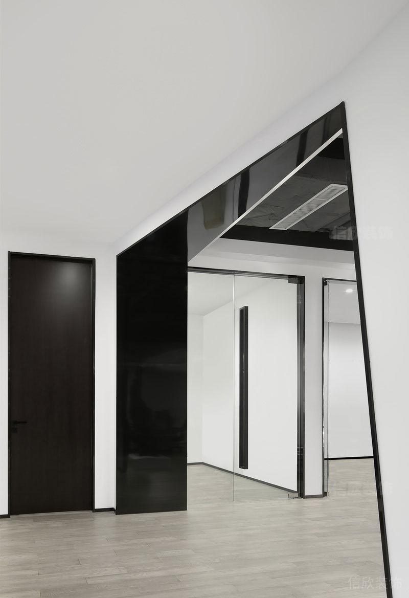 寶安石巖辦公室異形門洞實(shí)景圖