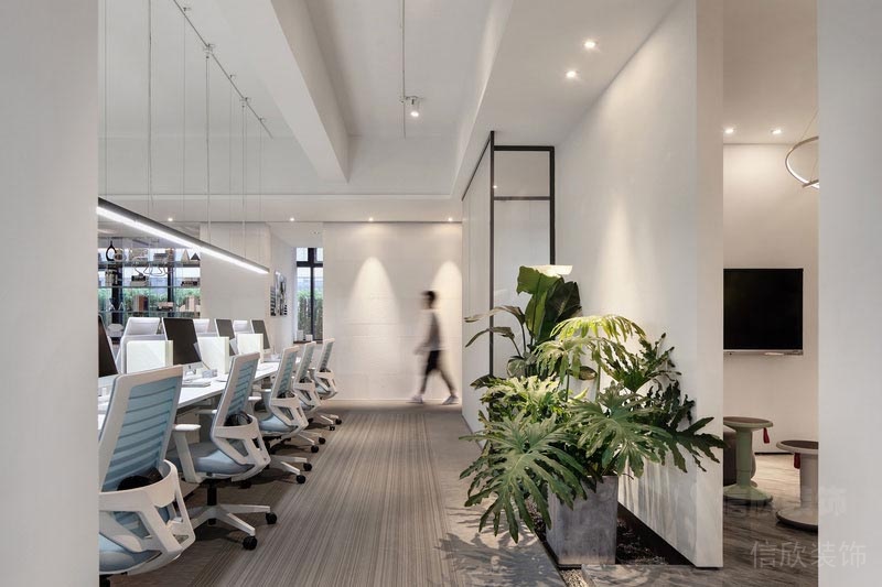 羅湖辦公室設計辦公區(qū)效果圖