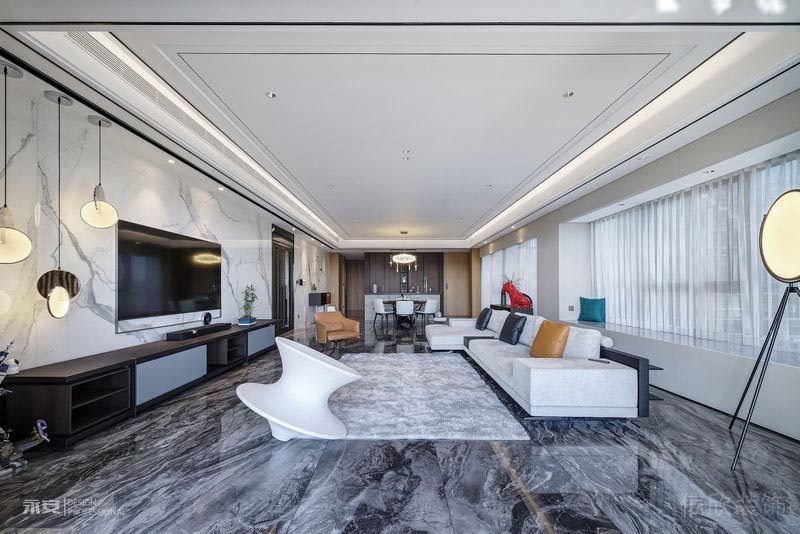 深圳西鄉(xiāng)家居二手房裝修設(shè)計(jì)客廳