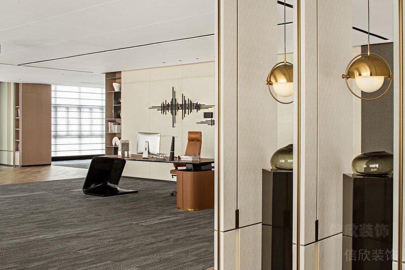 總經(jīng)理辦公室地面灰色條紋地毯