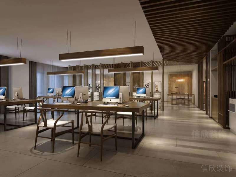 龍華新中式辦公室辦公區設計