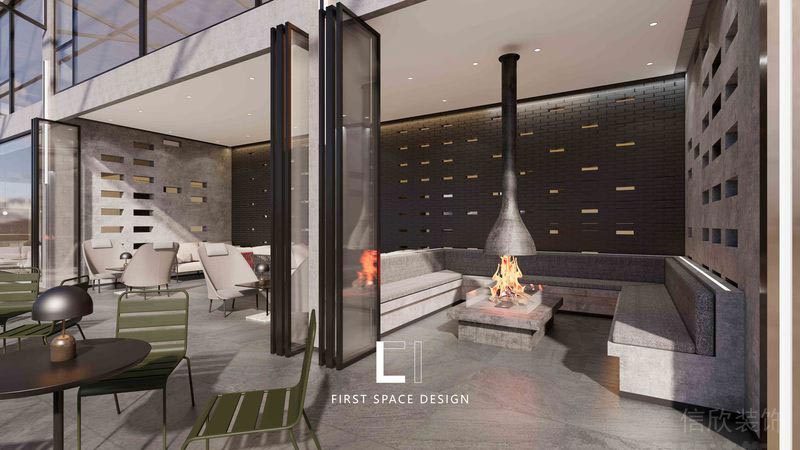 福田餐廳裝修私房菜設(shè)計(jì)效果圖自由對外包間