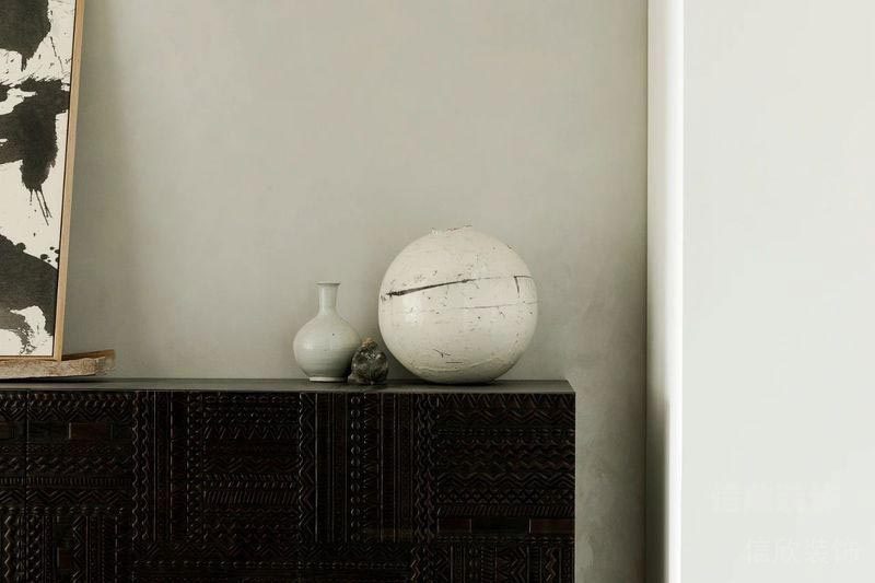 西麗新房裝修深木色玄關柜 西麗新房裝修深木色玄關柜