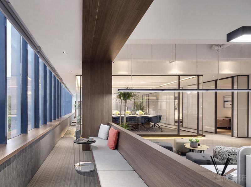 羅湖辦公室設計休息區(qū)效果圖