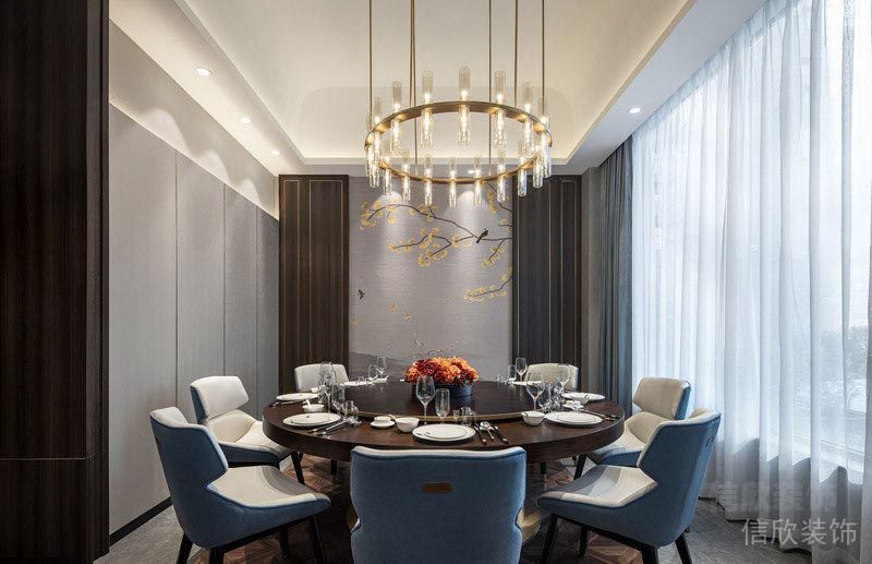 深圳龍崗餐飲店裝修圖家庭聚會(huì)包間