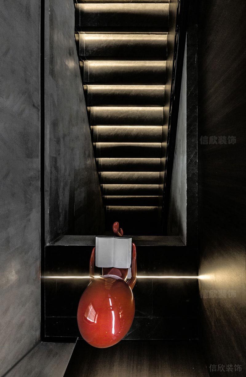 鹽田餐廳裝修設(shè)計(jì)效果圖樓梯