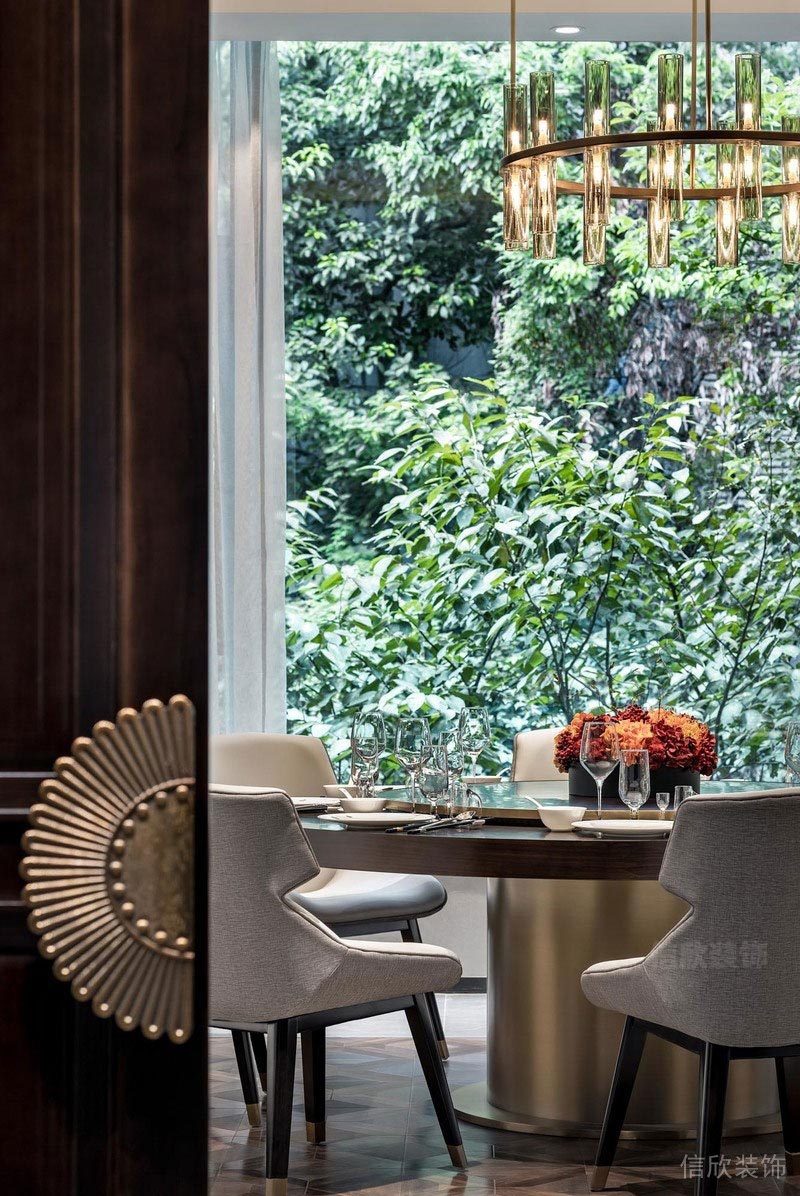 深圳龍崗餐飲店裝修圖商務(wù)包間家具