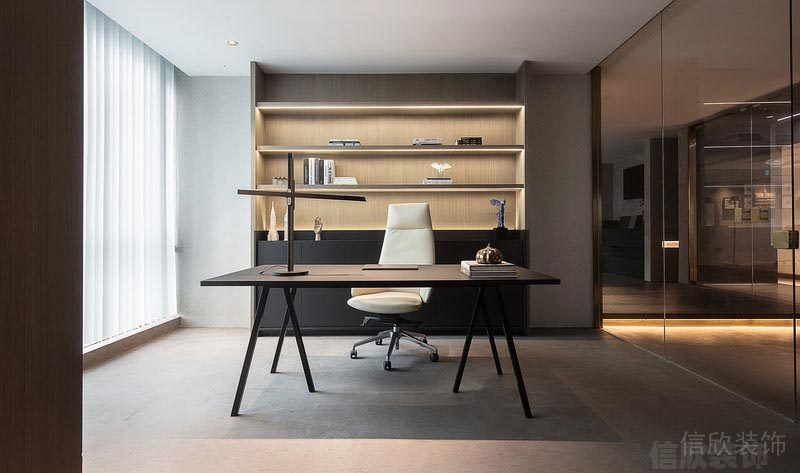 深圳羅湖寶能中心大廈辦公室裝修案例