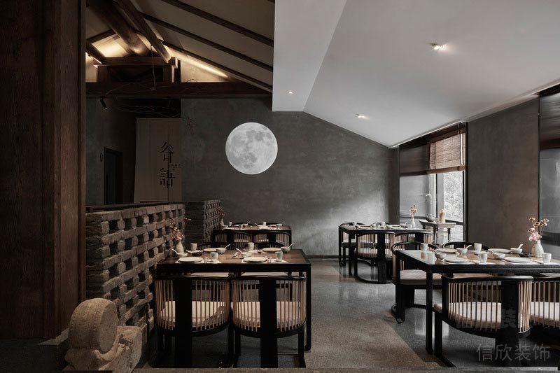 深圳西鄉(xiāng)餐飲裝修設(shè)計(jì)公司案例 用餐區(qū)