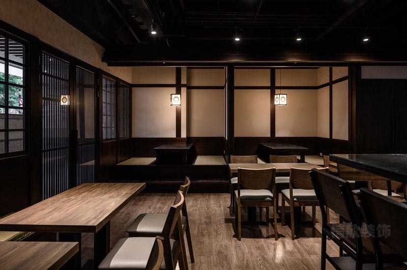 深圳南山日式風格餐廳裝修用餐區(qū) 深圳南山日式風格餐廳裝修用餐區(qū)