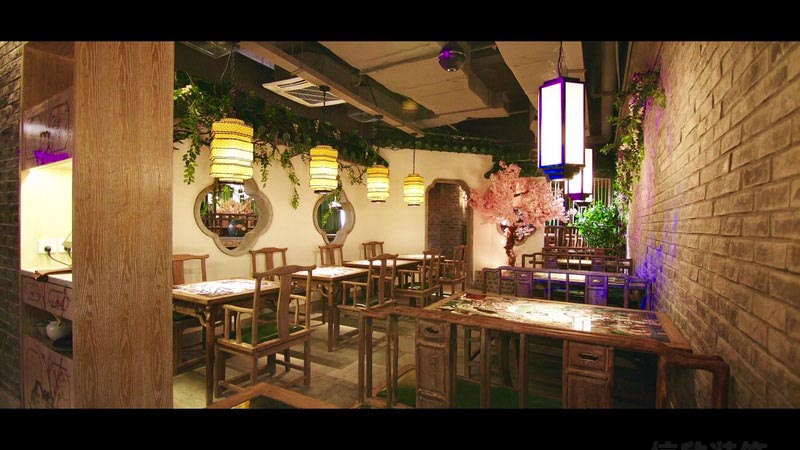 深圳鹽田中式風(fēng)格餐飲店裝修圖燈光效果 深圳鹽田中式風(fēng)格餐飲店裝修圖燈光效果