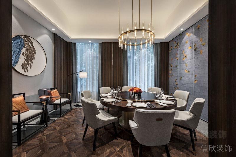 深圳龍崗餐飲店裝修圖高級經(jīng)典包間