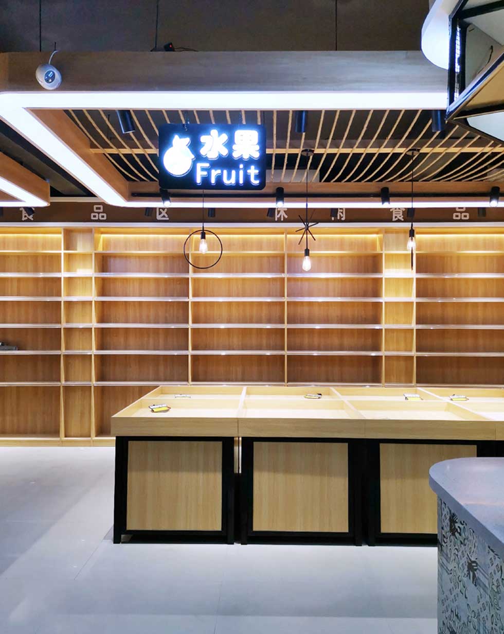深圳精品水果店大廳裝修設(shè)計(jì)