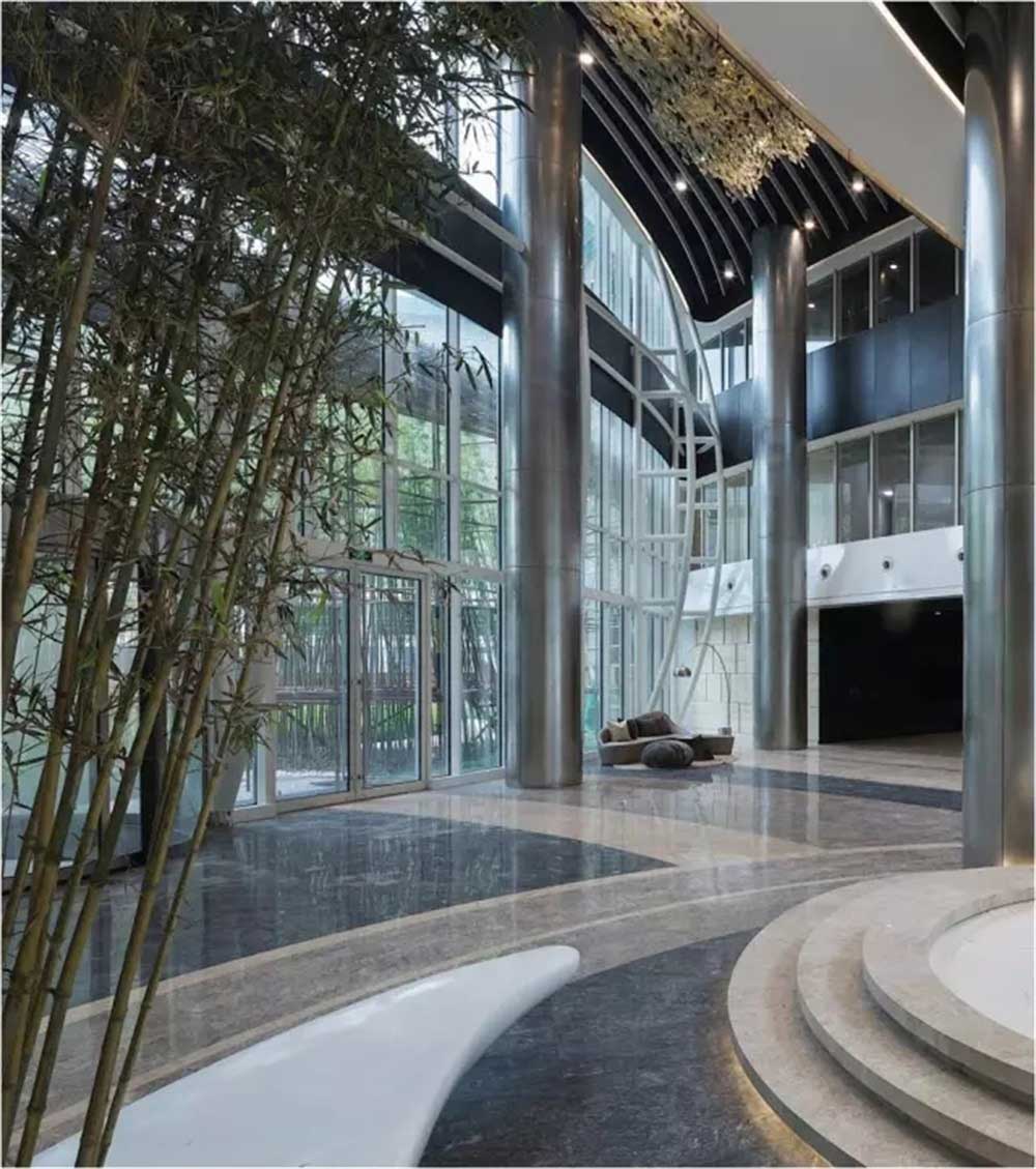 深圳福田國通大廈現代風格辦公室裝修設計案例大堂休息區 深圳福田國通大廈現代風格辦公室裝修設計案例大堂休息區