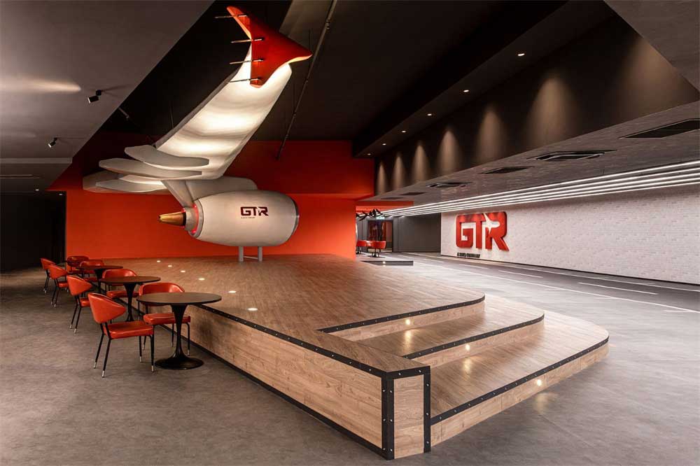 深圳南山區工業風格機場主題辦公室設計裝修-休息區 深圳南山區工業風格機場主題辦公室設計裝修-休息區