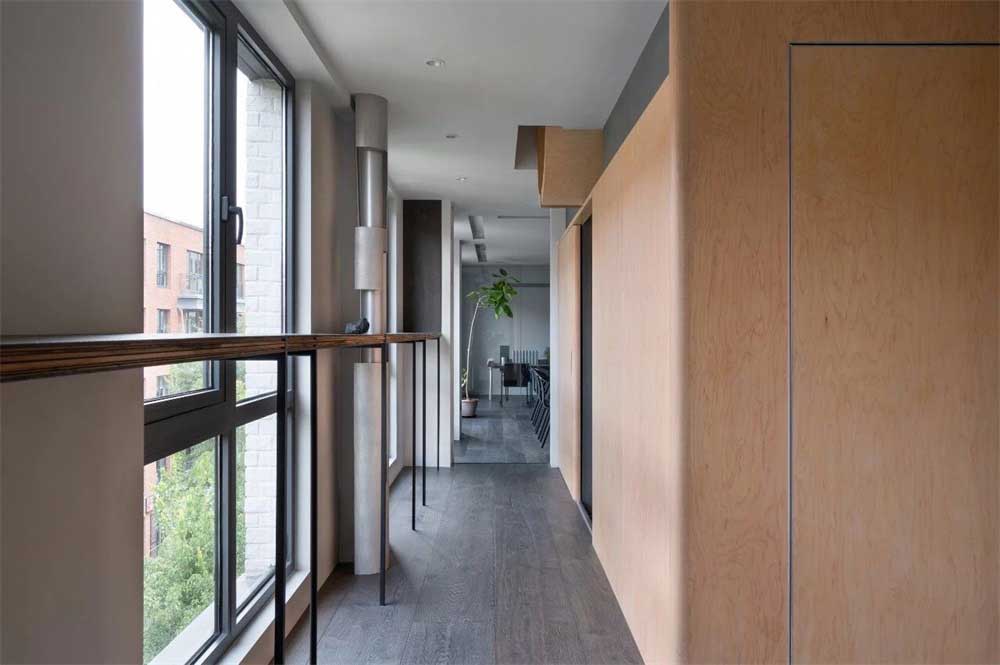 深圳市羅湖1600平原木風辦公室裝修設計過道 深圳市羅湖1600平原木風辦公室裝修設計過道